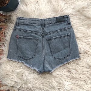 Urban Outfitters Shorts - UO BDG Super High Rise Cheeky Distressed Shorts Urban Outfitters Shorts - UO BDG Super High Rise Cheeky Distressed Shorts